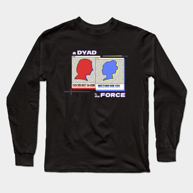 a dyad in the force - reylo Long Sleeve T-Shirt by mariabelendg